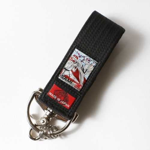 UKIYOE Karate Black Belt Key Ring