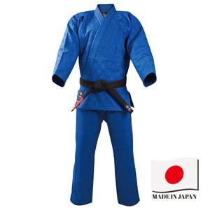 Sashiko Jiu-Jitsu Gi (No Patches)【Blue】