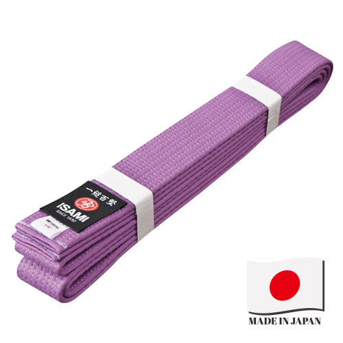 Solid Purple Karate Belt Size 4 - Double Wrap Martial Arts Belt For Taekwondo, Karate & Training