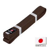 Made in Japan Thick Core Brown Karate Belt