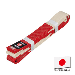 Made in Japan Thick Core Red Karate Belt