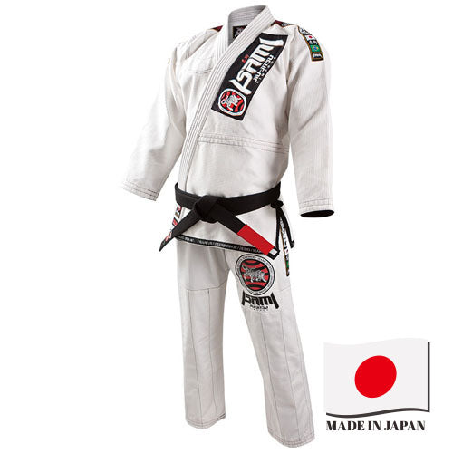 東京イサミ『JJ-450 TORA Jiu-Jitsu-GI』A3サイズ白柔術衣-